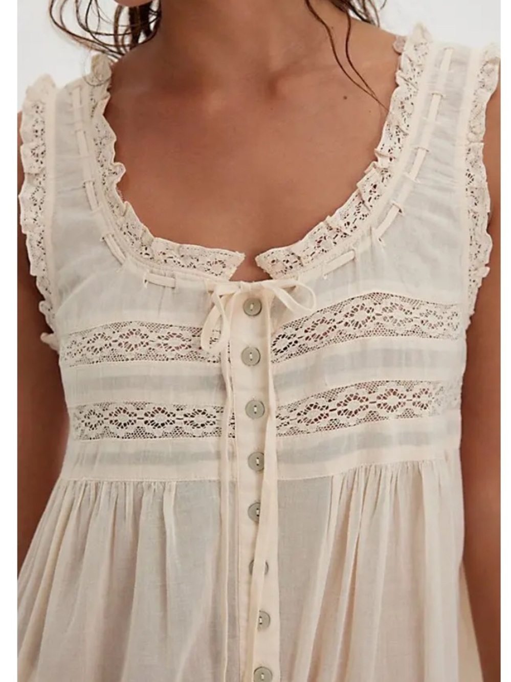 9071. Free People Bali Sail Away Romper - Picture 3 of 4